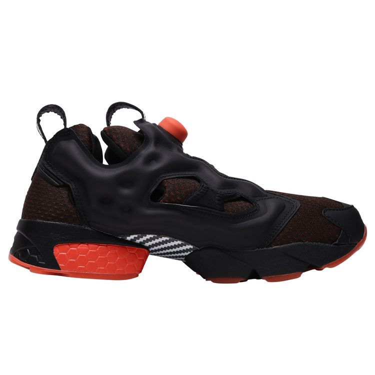 Reebok Instapump Fury OG Black Blood Orange Кроссовки унисекс Белые DV6599