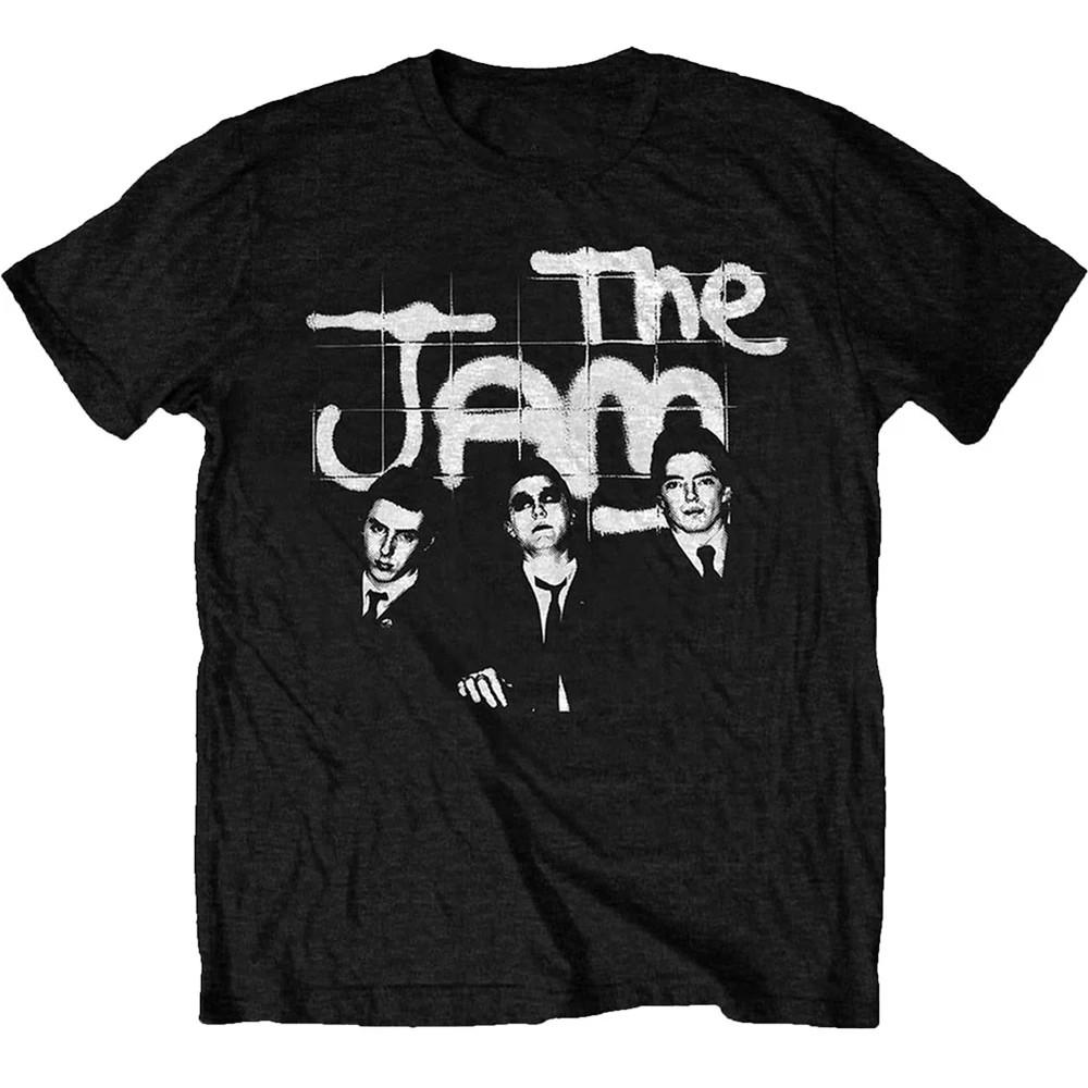 Футболка с участниками музыкальной группы The Jam Band Классическая черная Унисекс S-5XL ND1146 Унисекс футболка