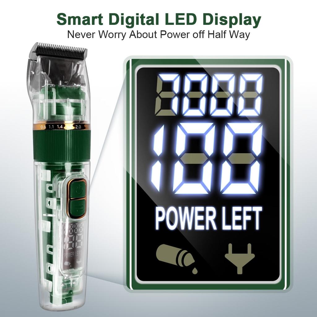 Машинки для стрижки собак, машинки для стрижки домашних животных, набор для стрижки собак со светодиодным дисплеем, бритва для собак, машинки для стрижки с низким уровнем шума для кошек и домашних животных