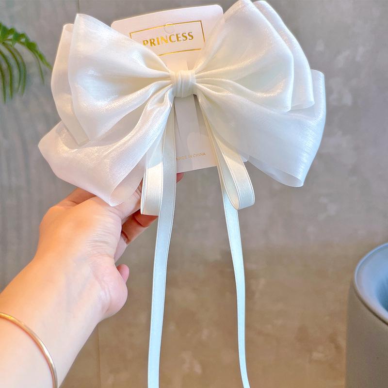 Очень большая заколка-бант феи для девочек - Высококачественный бант-стример, детский аксессуар