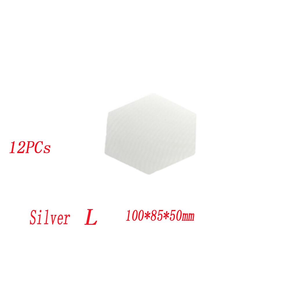 6/12Pcs Hot Art Safety Mirror Wall Sticker Mural Decals Home Decor Geometric Hexagon