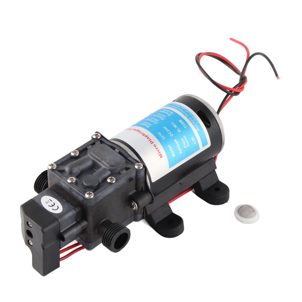 Electric Diaphragm Self Priming High Pressure Water Pump With Pressure Switch 24V 100W