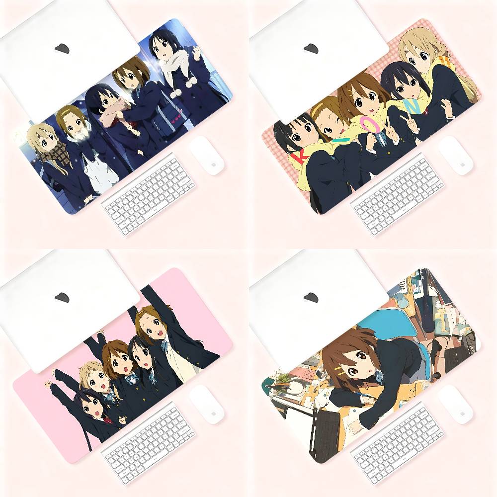 Коврик для мыши K-ON Аниме Компьютерный коврик Настольный коврик Коврик для клавиатуры ноутбука Офисный большой коврик для мыши Пейзаж