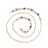 1PC Alloy Eyeglasses Chain Rhinestone Eyewear Holder New Glasses Strap  Office Use