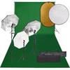 Day and Night - Day and Night Photo Studio Kit with Lights, Background and Reflector Set