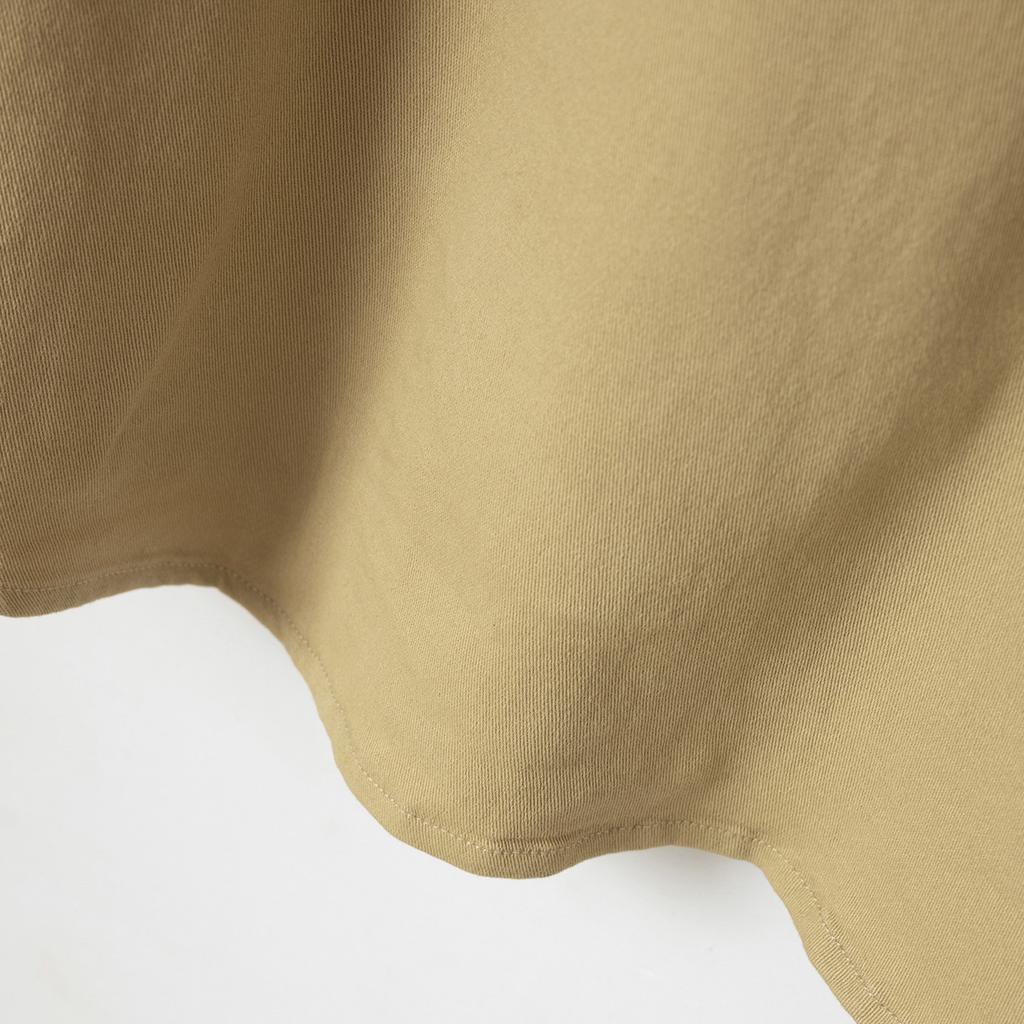 Camel Spring and Autumn New Embroidered European Size Shirt Men's Washed Elastic Pure Cotton Leisure Fashion Business Men's Long Sleeved Shirt