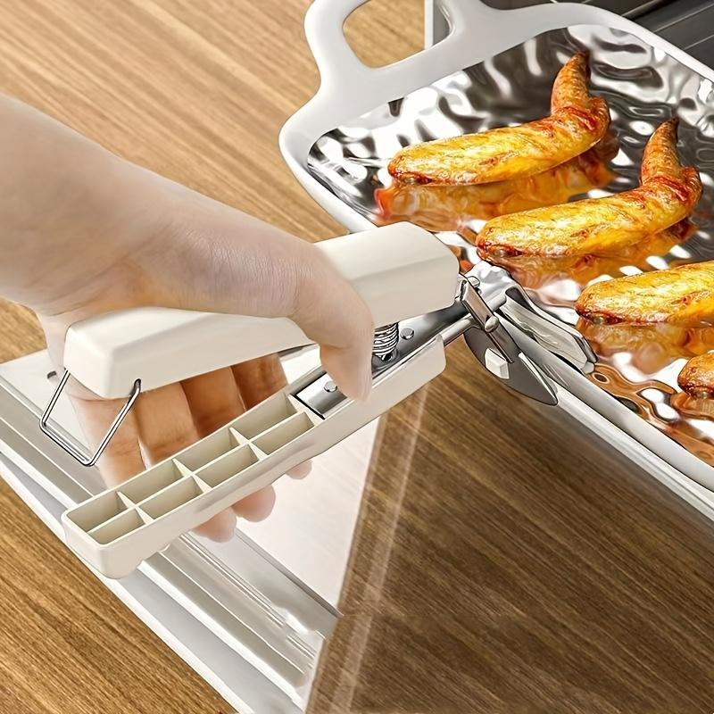 Термостойкие эргономичные кухонные щипцы из нержавеющей стали с изолированной ручкой | Нескользящие ручки для безопасного обращения с горячими кастрюлями и сковородами