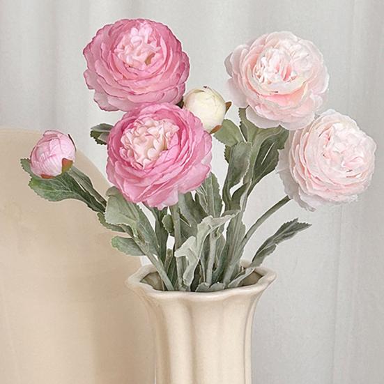 Yousheng Faux Ranunculus Asiaticus многоразовый искусственный цветок поддельный цветок ранункулюс для гостиной обеденный стол центральный элемент декор фермерского дома