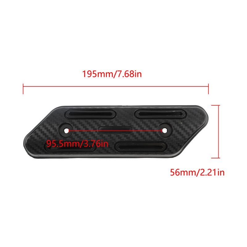 Motorcycle Exhaust Heat Insulation Protector Retrofit Motorbike Universal Anti-scalding Guard Exhaust Heat Insulation Guard