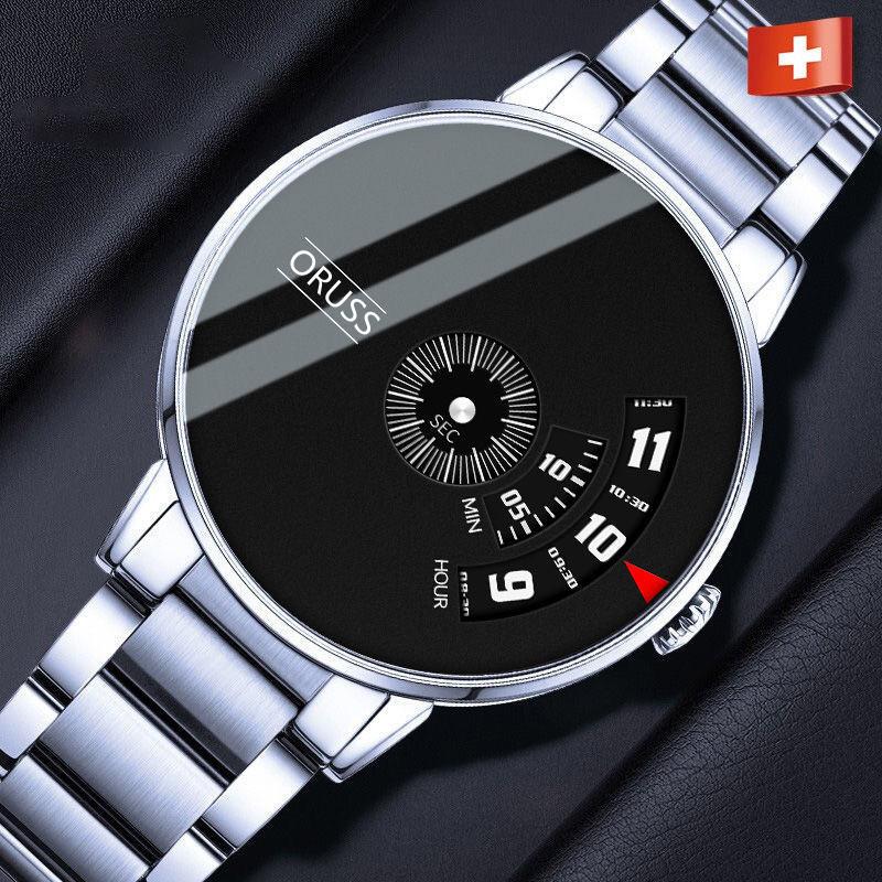 ORUSS New TOP Brand Luxury Men's Watch With Box Waterproof Calendar Men's Quartz Watches