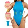 Women Simple Shapewear Bodysuit Control Slips Seamless Tummy Control Butt Lifting Thong Body Shaper Postpartum Slim Underwear