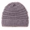 New children's knitted hats, autumn and winter warm candy-colored baby boys and girls baby wool hats