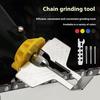 Аксессуары для заточки цепной пилы Регулируемый простой в использовании комплект насадок для заточки цепной пилы Инструменты для домашнего сада