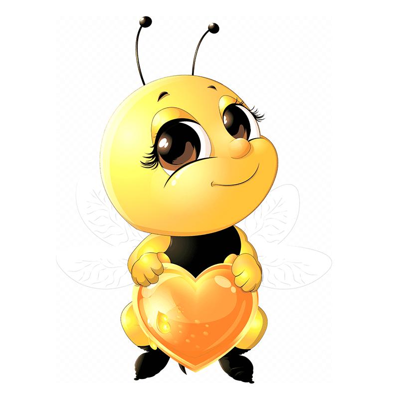T316 # милая наклейка в виде пчелы на автомобиль, виниловая наклейка, водонепроницаемые декоративные наклейки для автомобиля