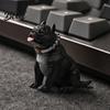 Без заусенцев Собака Украшение Фигурка с Автомобильным Украшением Панель приборов Американский Булли Смола Питбуль Ошейник Бульдог Статуя Мышечная Линия Скульптура для