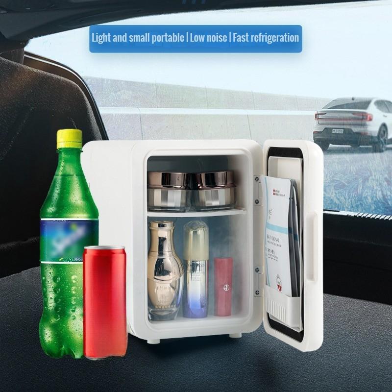 4L 242 * 174 * 247mm Portable Car Mounted Outdoor Freezer Cosmetic Storage Refrigerator Low Noise Fridge Electric Mini Refrigerator