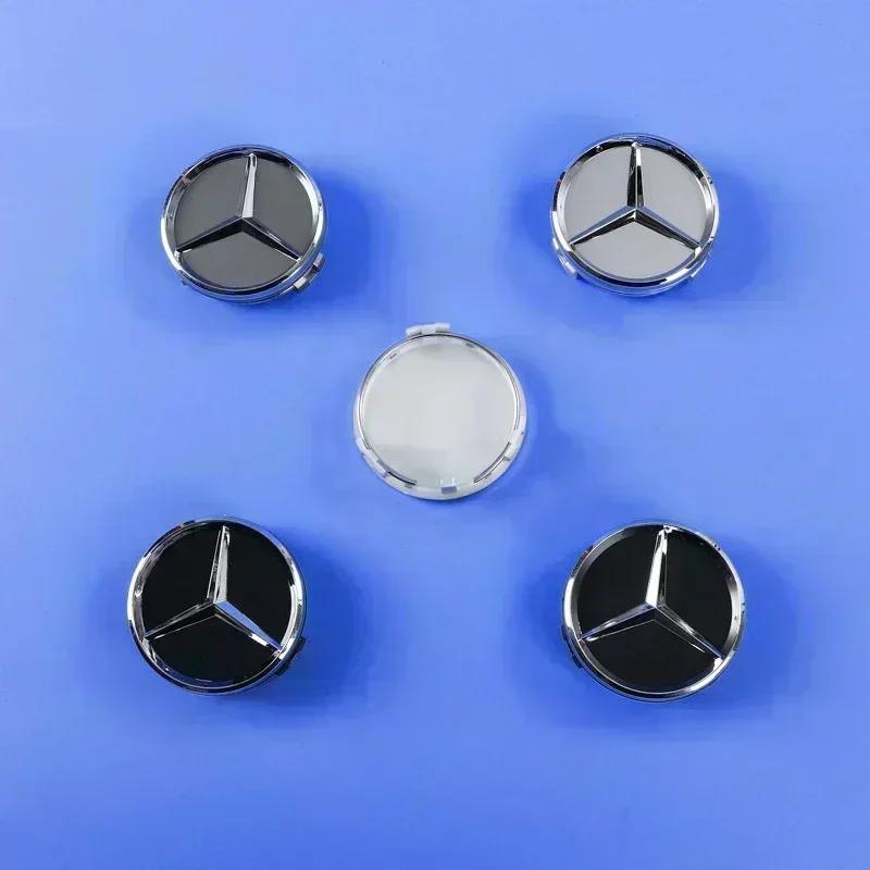 4pcs 60mm Car wheel Hub Cap Emblem badge for Mercedes Benz C180 E300 GLC W163 W166 W167 W204 W205 W212 W213 X253 W117 W176 W164 UQ4