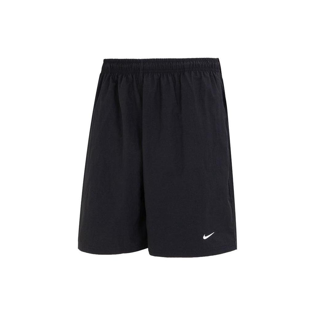 Nike Solid Color Sports Running Casual Shorts Men Bottoms Black DX0750-010