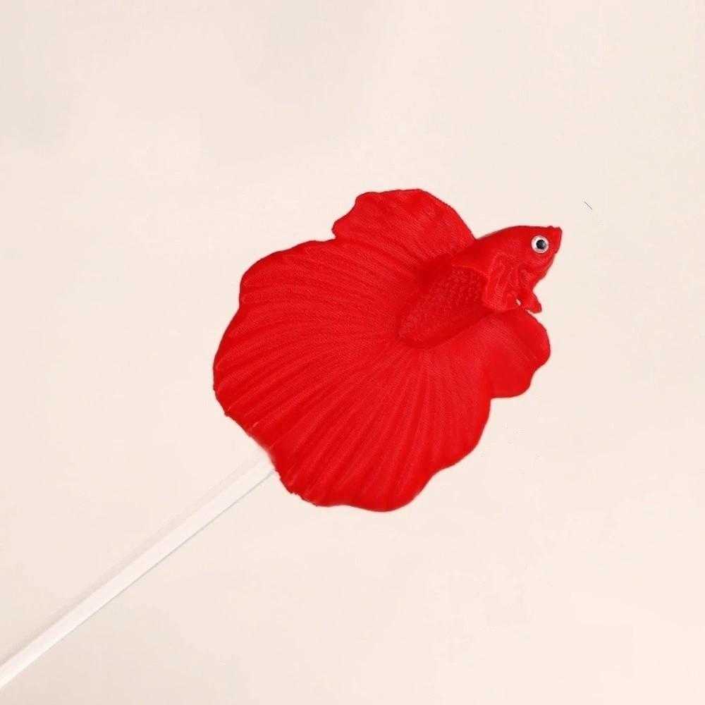 Colorful Betta Training Wand Fish Shaped Fish Training Stick Fish Tanks Accessories