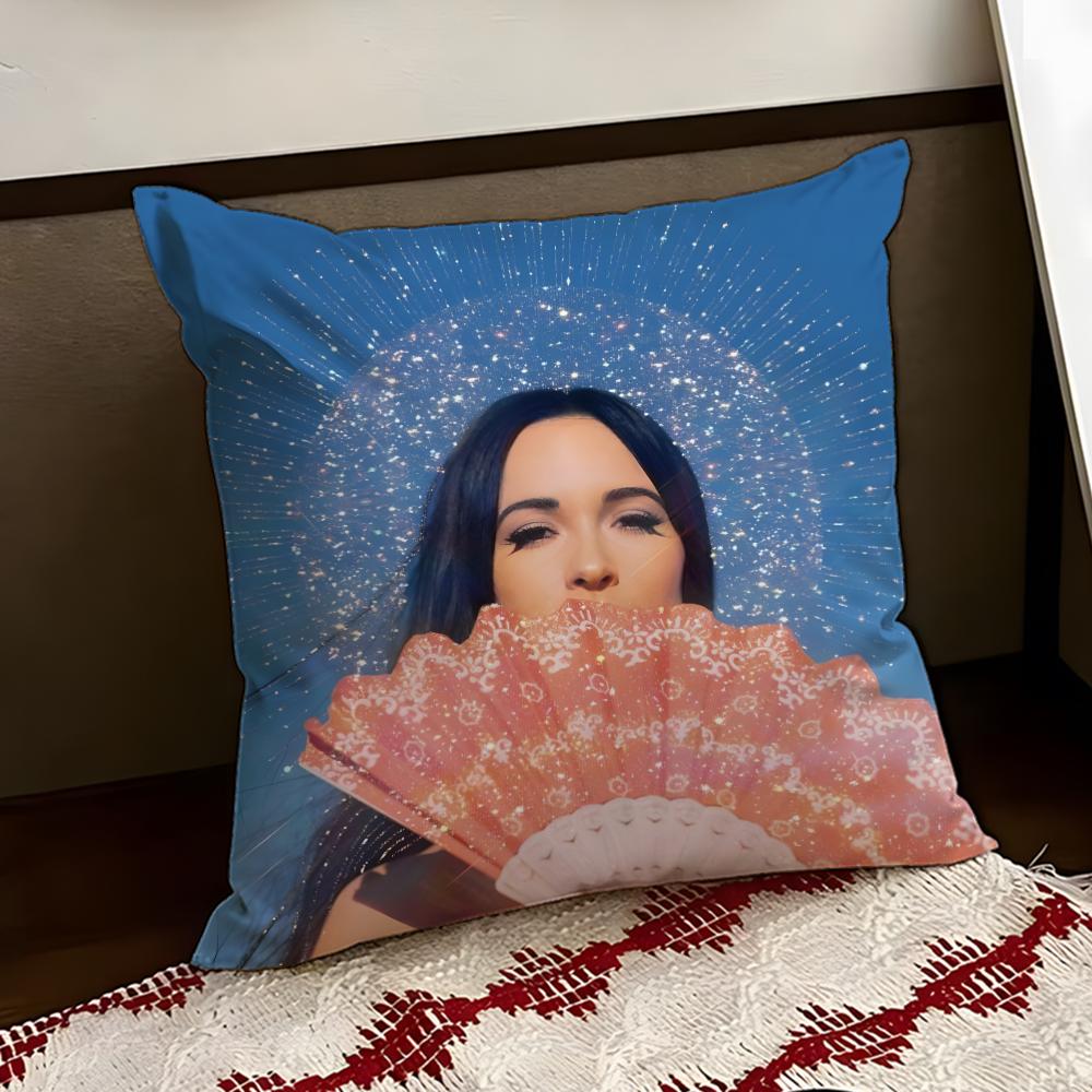 KKacey Musgraves Певица Наволочка Двусторонняя Мягкая Прочная Подушка Чехол для Дома Автомобиля Многоцелевое Использование для Повседневного Комфорта