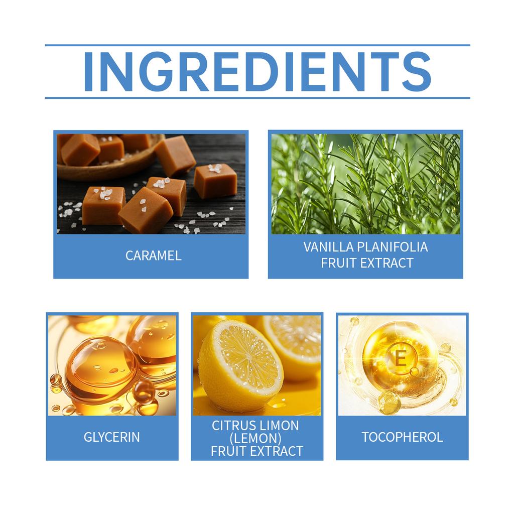 Увлажняющий лосьон для тела с ароматом карамели и ванили. Мягкое питательное увлажнение для сияющей, мягкой кожи.