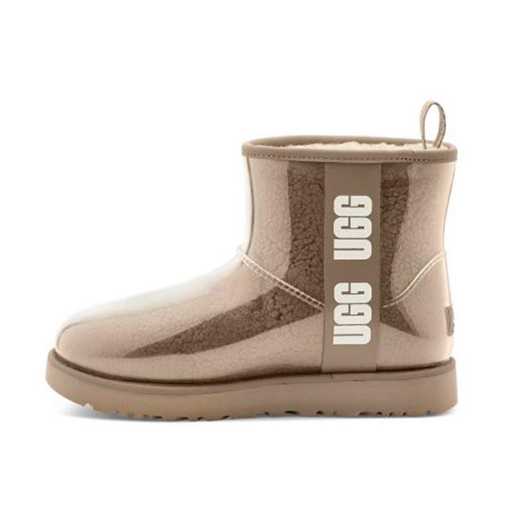 UGG Классический Прозрачный Мини Большой Логотип С Флисовой Подкладкой '' Женский (унисекс) Снегоступы 1113190 NCHS