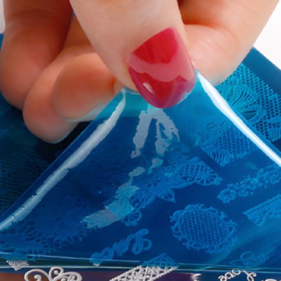 Набор пластин для штамповки банты цветы кружевной дизайн маникюр украшения металлические пластины переводные шаблоны серии Sweet