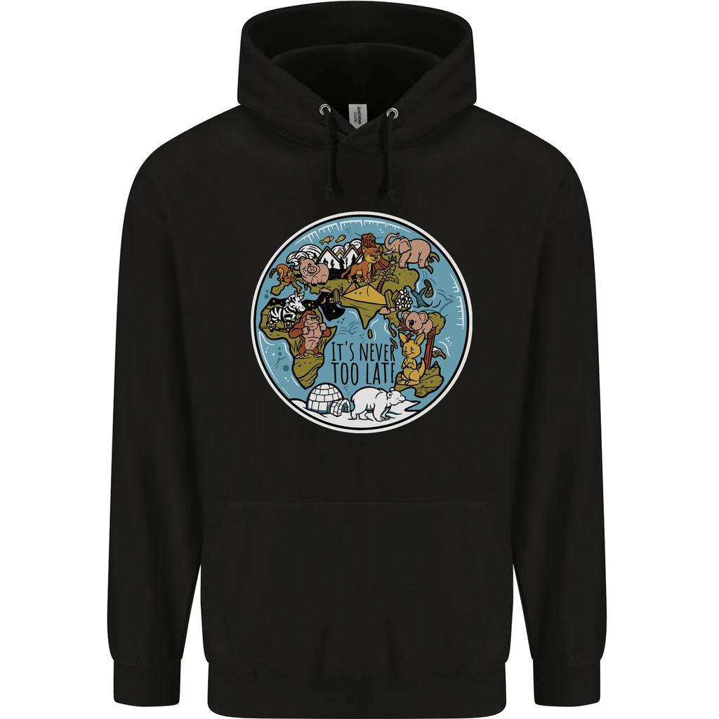 Climate Change It's Never Too Late Childrens Kids Hoodie