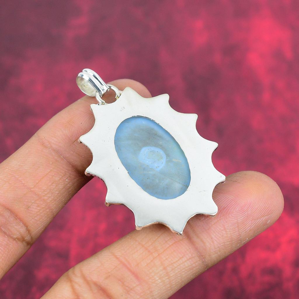 Owyhee Opal Pendant, 925 Solid Sterling Silver Jewelry, Gemstone Pendant, Gift For Her Handmade Dainty Jewelry