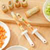Food Stuffing Tool Ergonomic Handle Sausage Veggie Stuffing with Movable Baffle Groove Design Kitchen Gadget