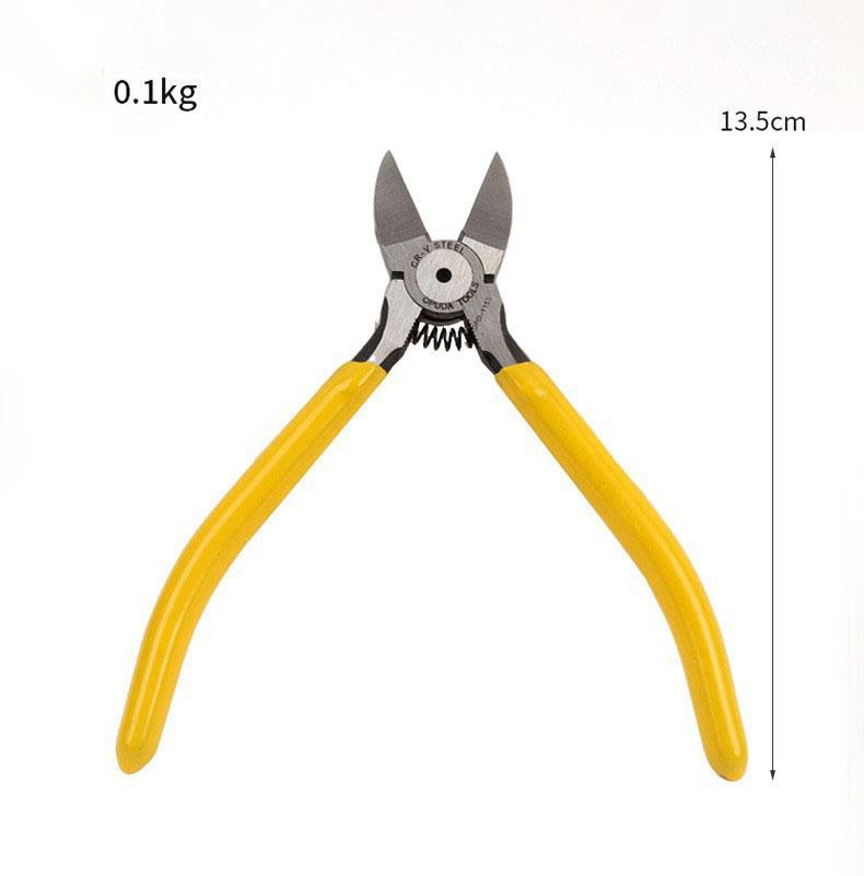 Japanese Thin Blade Flush Cut Pliers Electrician Scissors Mini Diagonal Pliers for Copper Aluminum Wire Model Tools