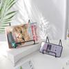 Photo Iron Magazine Rack Picture Display Stand Holder INS Book Storage Rack  Tabletop
