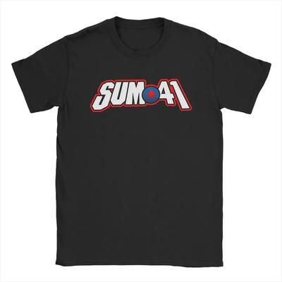 Мужские футболки группы Sum 41, футболки SUM41 Punk Amazing Tees, забавная винтажная футболка с коротким рукавом и круглым вырезом, топы унисекс из 100% хлопка в стиле Харадзюку