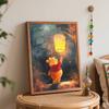 Disney Винни-Пух Фонарь Раскраска по номерам Набор Рисование по номерам Холст DIY Картина Декор дома Искусство Ремесло Стена Современный Подарок Декорация