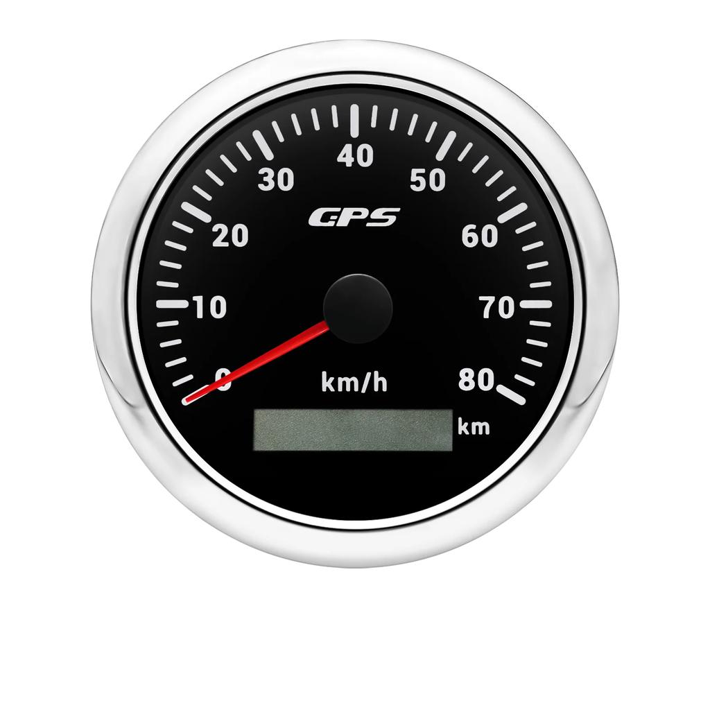 7 Color Backlight 12v Car Gps Speedomet 30/60/80/120/200KMH Motorcycle Boat Car Truck Speed Gauge Meter with GPS Antenna