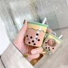 Чехол для AirPods Pro с рисунком бабл-ти, чехол для Bluetooth-гарнитуры Apple, 1-е/2-е поколение, силиконовый