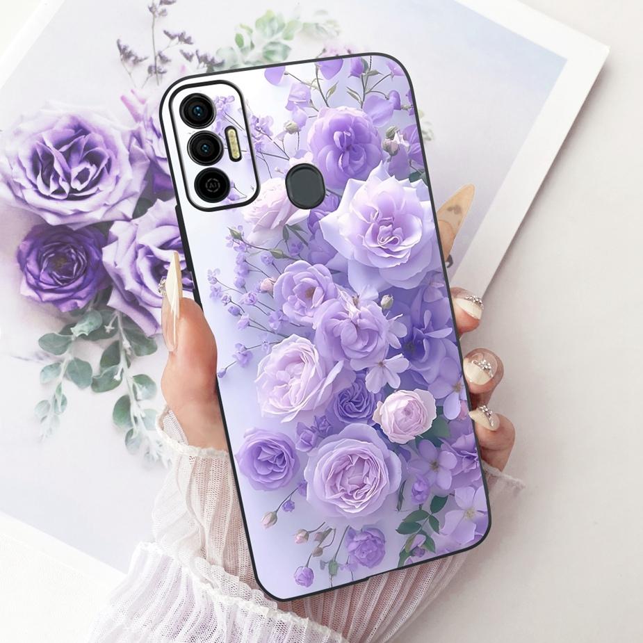 Чехол для Tecno Spark 7 Pro Чехол Spark7 T KF6p Новый Роскошный Расписной Чехол Мягкий Силиконовый Чехол Для Tecno Spark 7P 7T Spark7 Pro Funda Сумки