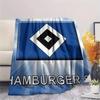 Hamburger SV Print FlAannel Blanket, High quality Comfortable for All Seasons, Home Decor, Warmth and Comfort