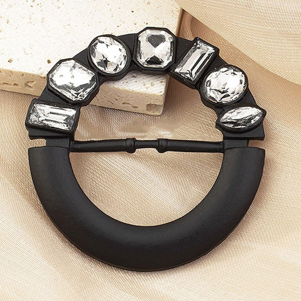 Waist Buckle Scarf Ring Corner Knotted Buttons Coat Adjustment Button Scarf Buckle Belt Button