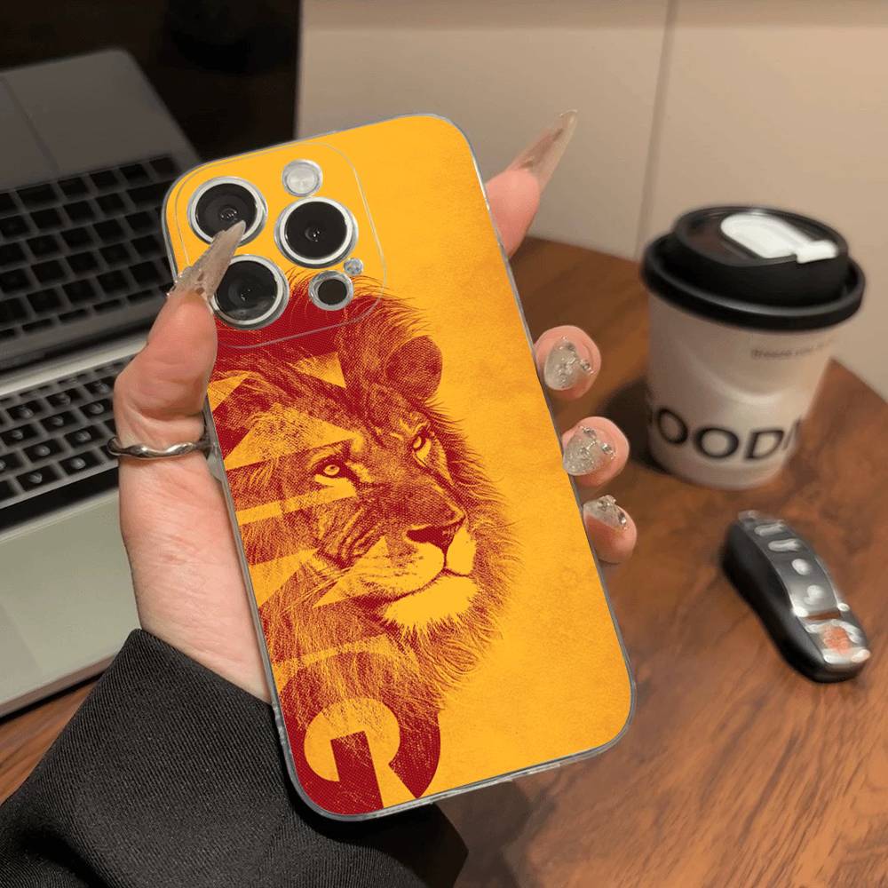 Футбольная команда Галатасарай Чехол для телефона для IPhone 17 16 15 14 13 12 11 Pro Max Plus Мягкий чехол Персонализированный Сделай сам