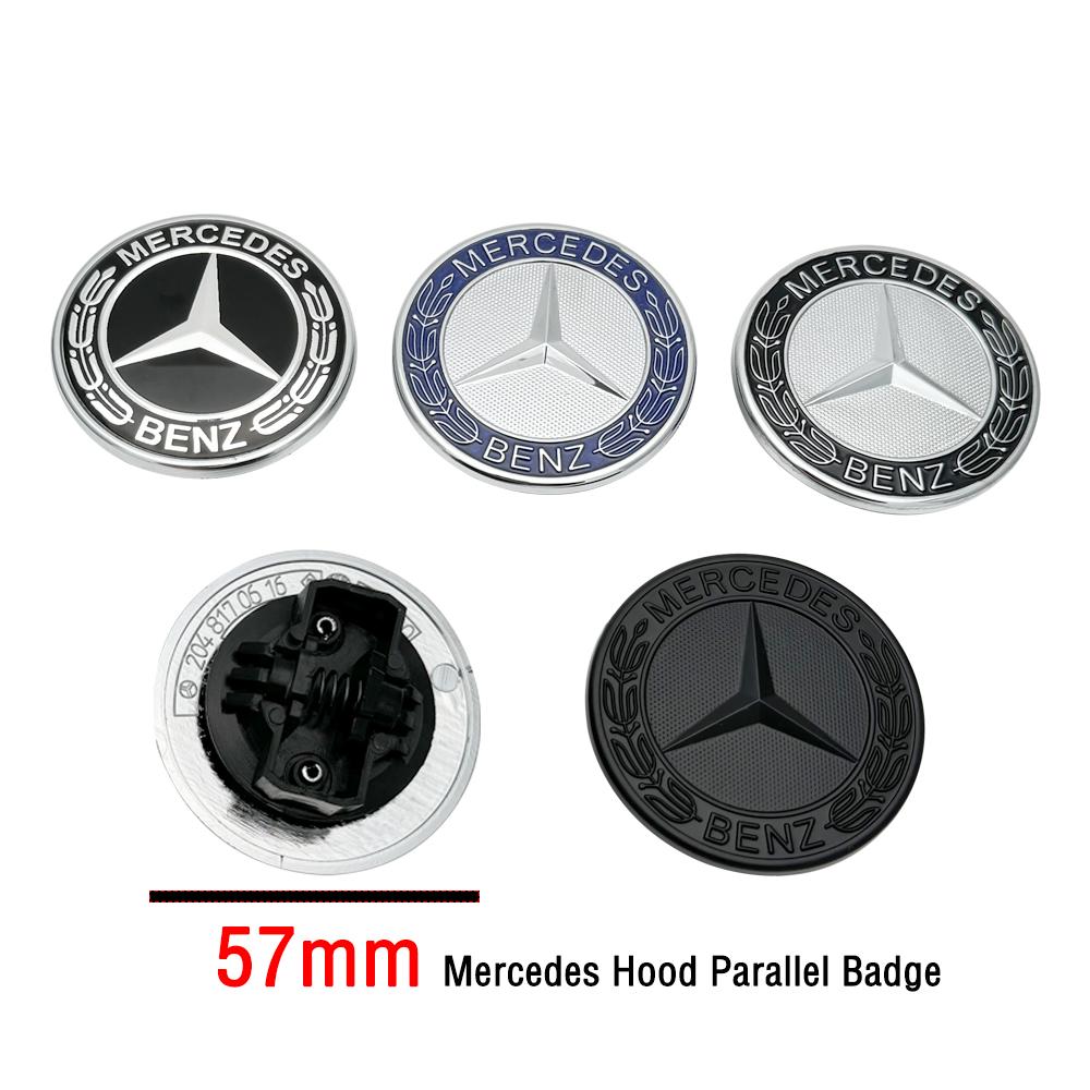 AAVX1 1P Engine Hood For Brabus Sticker 57mm Brabus /AMG Hood Sticker For Mercedes Benz GLA GLC CLA W205 W212 W203 W176 W177 W168 W246