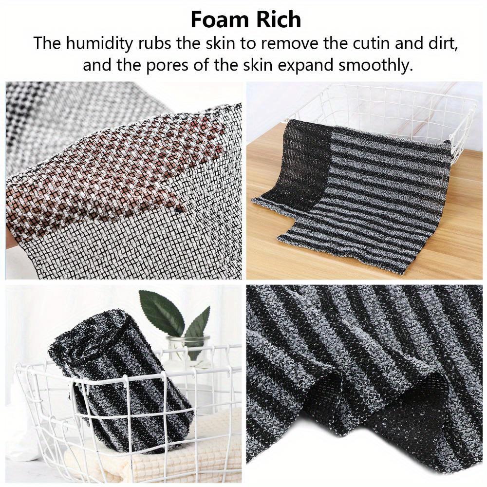 Japanese Rubbing Washcloth Bath Nylon Towel Brush for Back Towels Exfoliating Scrub Shower Sponge Body Bathroom Accessories