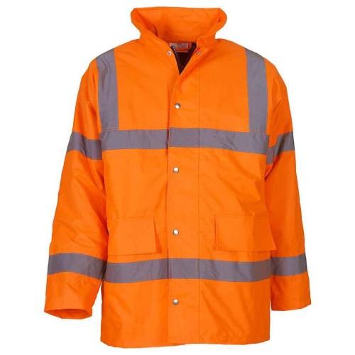 Yoko Unisex Adult Classic Motorway Hi-Vis Safety Padded Jacket