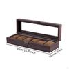 Watch Storage Box Organizer for Men Women Portable Home Decoration Protection Clear Top