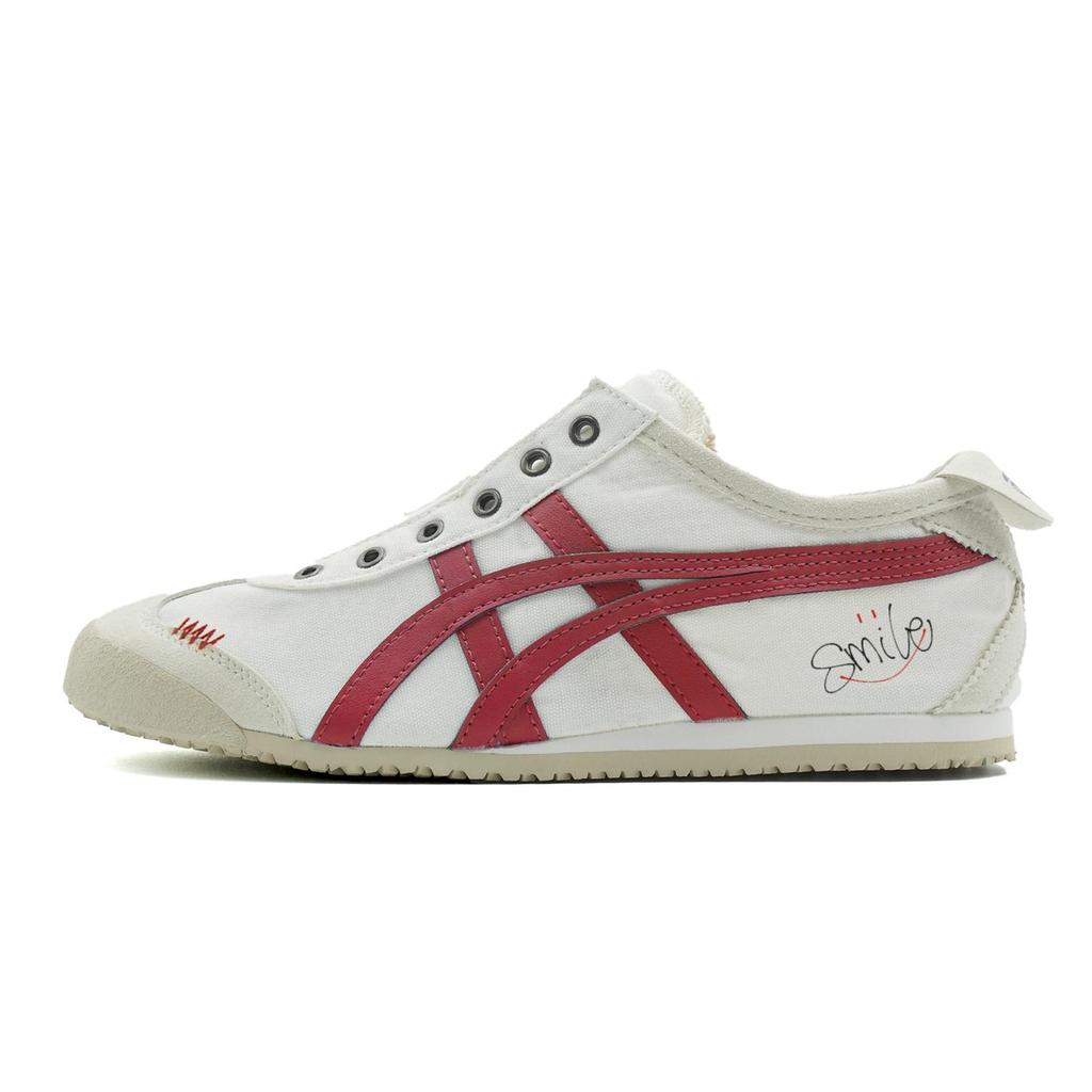 ONITSUKA TIGER MEXICO 66 Слипоны Любимая Амортизация Устойчивость к Скольжению Износостойкость Низкие Повседневная Обувь Унисекс D3K0N-0143(Команда430-)