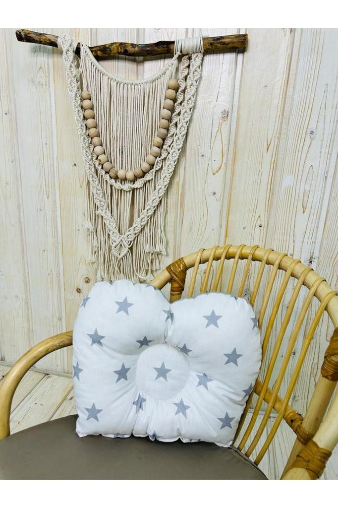 Подушка с плоской головкой. Практичная детская подушка. Хлопковая антибактериальная детская подушка для формирования головы.