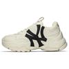 Кроссовки "New York Yankees" на толстой подошве, бежево-черные, 3ASHC101N-50BGS