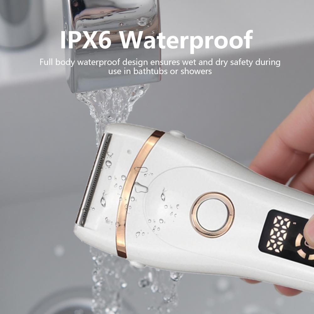 Электробритва для женщин для удаления волос на лице, безболезненное бритье, триммер для тела для подмышек, рук, ног, зоны бикини, эпилятор