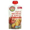 Earth's Best Organic Baby Food Puree, Ages 6 Months and Up, Sweet Potato and Apple, 4 Oz (113 G)