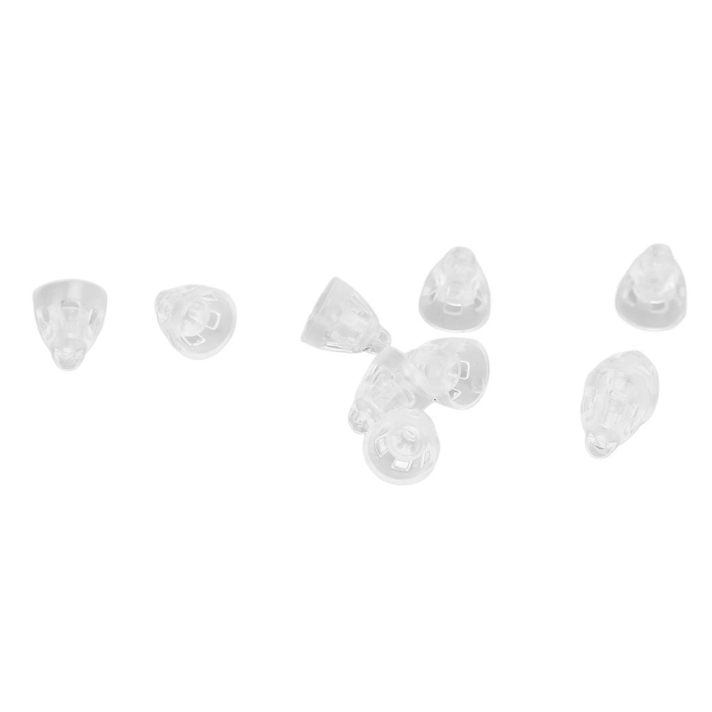 10pcs Sound Aids Domes for Minifit Anti Static Reusable Single Layer Silicone Open Vented Earplug Re